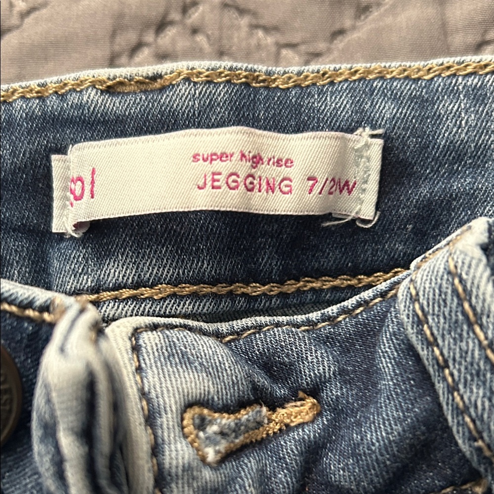 Distressed Blue Jeans - Picture 2 of 2